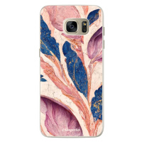 Silikónové puzdro iSaprio - Purple Leaves - Samsung Galaxy S7