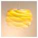 UMAGE Carmina Mini závesná lampa žltá/kábel biely