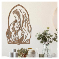 Drevený obraz na stenu - Panna Mária
