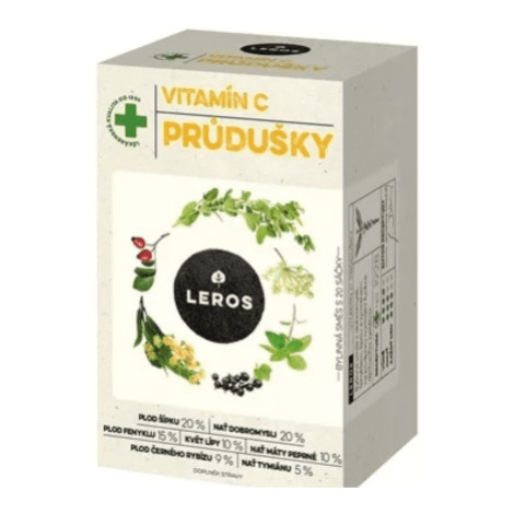 LEROS Vitamín C priedušky nálevové vrecká 30 g