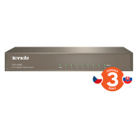 Tenda TEG1008D 8-portový Gigabit Ethernet Switch, 10/100/1000Mbps, Kov