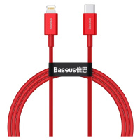 Kábel Baseus Superior Series Cable USB-C to iP, 20W, PD, 1m (red)