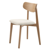 Krémovobiela/v prírodnej farbe jedálenská stolička Elim – Unique Furniture