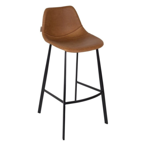 Sada 2 hnedých barových stoličiek Dutchbone Franky, výška 106 cm