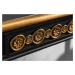 LuxD Dizajnová konzola Kathleen 125 cm čierno - zlatá