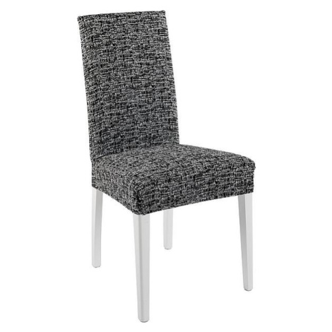Komashop Návlek na stoličku CYPRUS Farba: čierno-biela