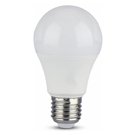 Žiarovka LED smievavteľná vypínačom E27 9W, 6400K, 806lm, 2-balenie, A60 VT-2129 (V-TAC)