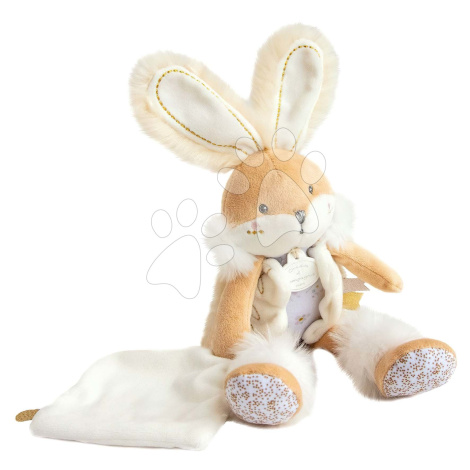 Plyšový zajačik Bunny White Lapin de Sucre Doudou et Compagnie hnedý 31 cm v darčekovom balení o