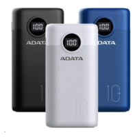 ADATA PowerBank AP10000 - externá batéria pre mobil/tablet 10000mAh, biela (37Wh) USB-C