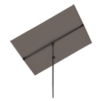 Blumfeldt Flex-Shade L, slnečník, 130 x 180 cm, polyester, UV 50, tmavosivý