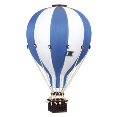 Dadaboom.sk Dekoračný teplovzdušný balón - modrá/biela - S-28cm x 16cm