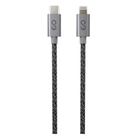 iStores by EPICO FABRIC BRAIDED CABLE USB-C to Lightning 1.2m - space grey