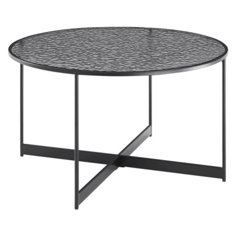 Livetastic KONFERENČNÝ STOLÍK, čierna, kov, sklo, 80/80/45 cm