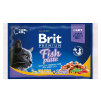 BRIT cat vrecko Rybie menu 4x100g - 1 balenie