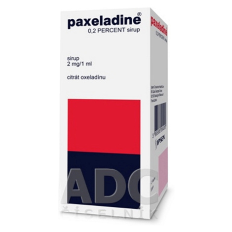 PAXELADINE 0,2 percent sirup 100 ml