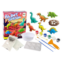 mamido DIY Kit Sadrové odliatky Farba Maľovanie Dinosaury