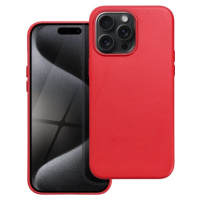 Leather Mag Cover Apple iPhone 16 red