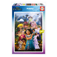 Puzzle Disney Encanto Educa 500 dielov a Fix lepidlo