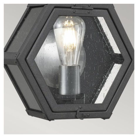 Vonkajšie nástenné svietidlo Heath šírka 26,7 cm čierna