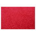 Kusový koberec Eton červený 15 - 50x80 cm Vopi koberce