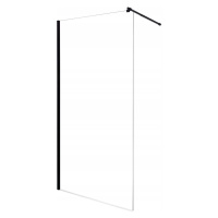 Invena Walk-In, sprchová zástena 80X200cm, 8mm číre sklo, čierny profil, INV-AK-32-184-O