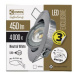 LED bodové svietidlo Exclusive strieborné, kruh 5W 4500K (EMOS)