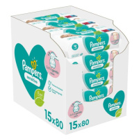 PAMPERS Sensitive Obrúsky vlhčené 15 Balení = 1200 ks