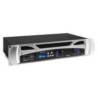 Vonyx FPA600, PA-zosilňovač, 2 x 300 W, BT funkcia, Mediaplayer, LED, USB, SD