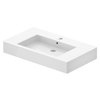 Duravit Umyvadlo 850x490 mm, s přepadem, bez otvoru pro baterii, bílá 0329850060