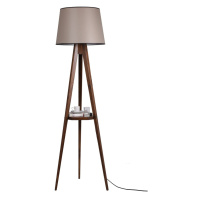 Stojacia lampa Sehbali III 160 cm hnedá/hnedá