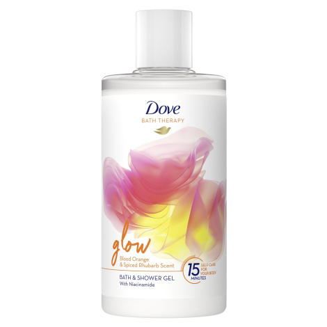 DOVE Bath Therapy Glow pena do kúpeľa a sprchový gél 400 ml