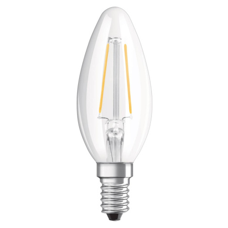 OSRAM LED sviečka E14 Classic B 2,5W 4 000K číra