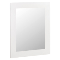 Estila Klasické nástenné obdĺžnikové zrkadlo Blanc v bielom prevedení z masívneho dreva mindi 11