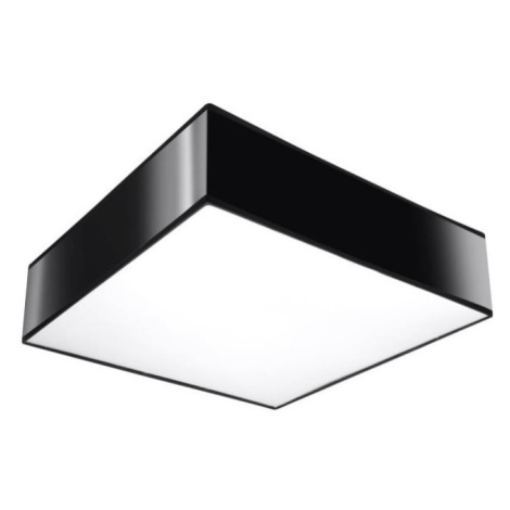 Čierne stropné svietidlo 25x25 cm Mitra – Nice Lamps