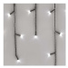 LED vánoční rampouchy Rasta s programy 3,6 m studená bílá