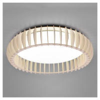 Stropné LED svietidlo Monte, CCT, Ø 60 cm, drevo