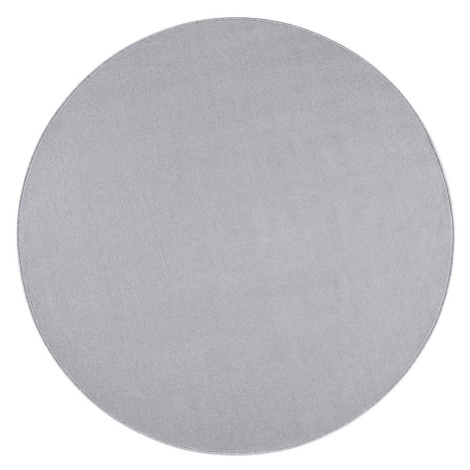 Kusový koberec Nasty 101595 Silber kruh - 133x133 (průměr) kruh cm Hanse Home Collection koberce