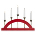 Červená svetelná dekorácia s vianočným motívom Bridge – Markslöjd