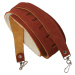 Perri's Leathers 6696 Banjo Strap Premium Suede Brown