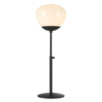 Čierna stolová lampa Markslöjd Rise, výška 75 cm
