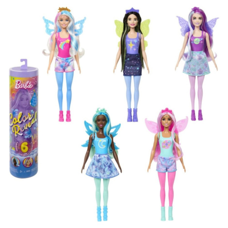 BRB Color Reveal Barbie dúhová galaxia Mattel