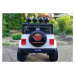 mamido Elektrické autíčko jeep Raptor 2020 4x4 biele