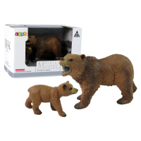 mamido Sada 2 figúrok medveďov grizzli s mláďatami