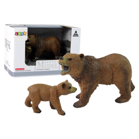 mamido Sada 2 figúrok medveďov grizzli s mláďatami