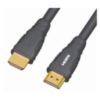 PremiumCord Kábel HDMI A - HDMI AM/M 15m,zlac.kon