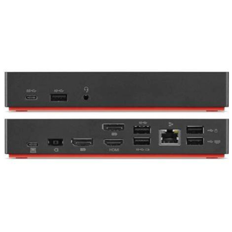 Lenovo ThinkPad USB-C Dock - 90W (2x DP, 1x HDMI, RJ45, 3x USB 3.1, 2x USB 2.0, adapter)