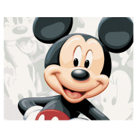 Diamantové maľovanie - PLAGÁT MICKEY MOUSE Rámovanie: vypnuté plátno na rám, Rozmer: 40x50 cm