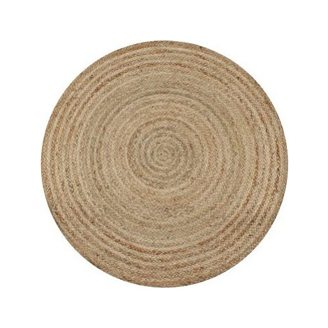 Kusový koberec z pletenej juty 150 cm okrúhly SHUMEE