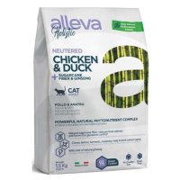 ALLEVA Holistic Adult Neutered Chicken&Duck granule pre mačky 1,5 kg