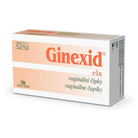 GINEXID vaginálne čapíky 10 kusov